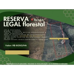 Reserva legal florestal a venda GO Guarani de Goias divisa com Bahia BA