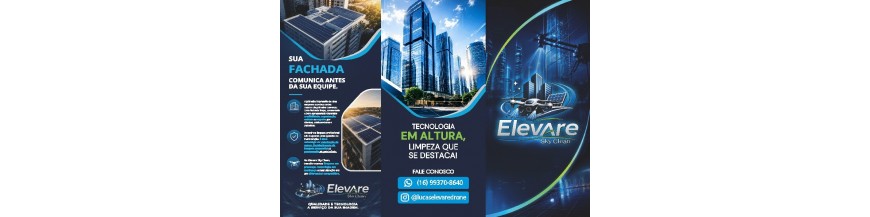 ELEVARE EMPRESA DE LIMPEZA LAVAGEM PREDIAL POR DRONE 